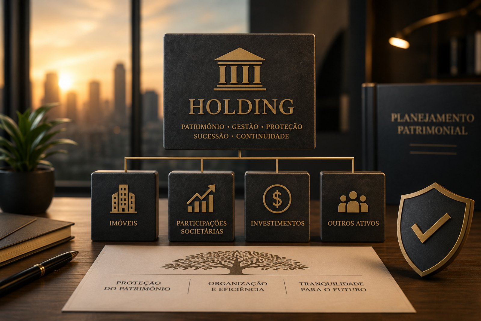 Capa do artigo sobre holding patrimonial